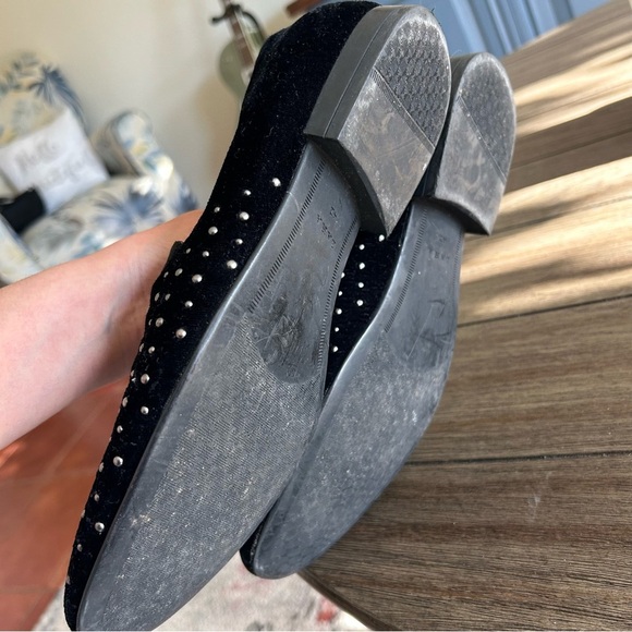 Zara studded velvet slip on loafers mens size 42 - Picture 5 of 9